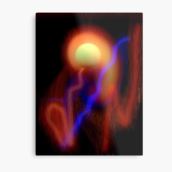 The miracle of our convoluted and fuzzy path in life Metal Print