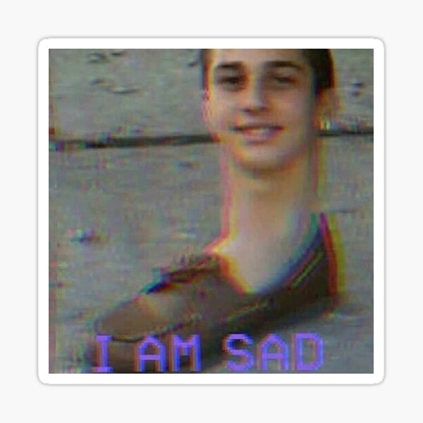 I'm sad Sticker