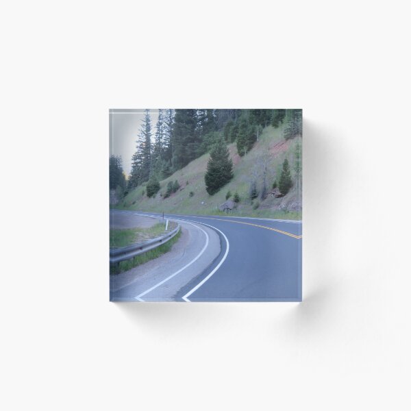 Bend in the Road Acrylic Block