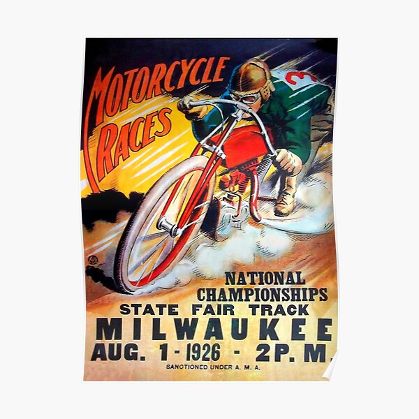 Courses de moto de Milwaukee 1926 Poster