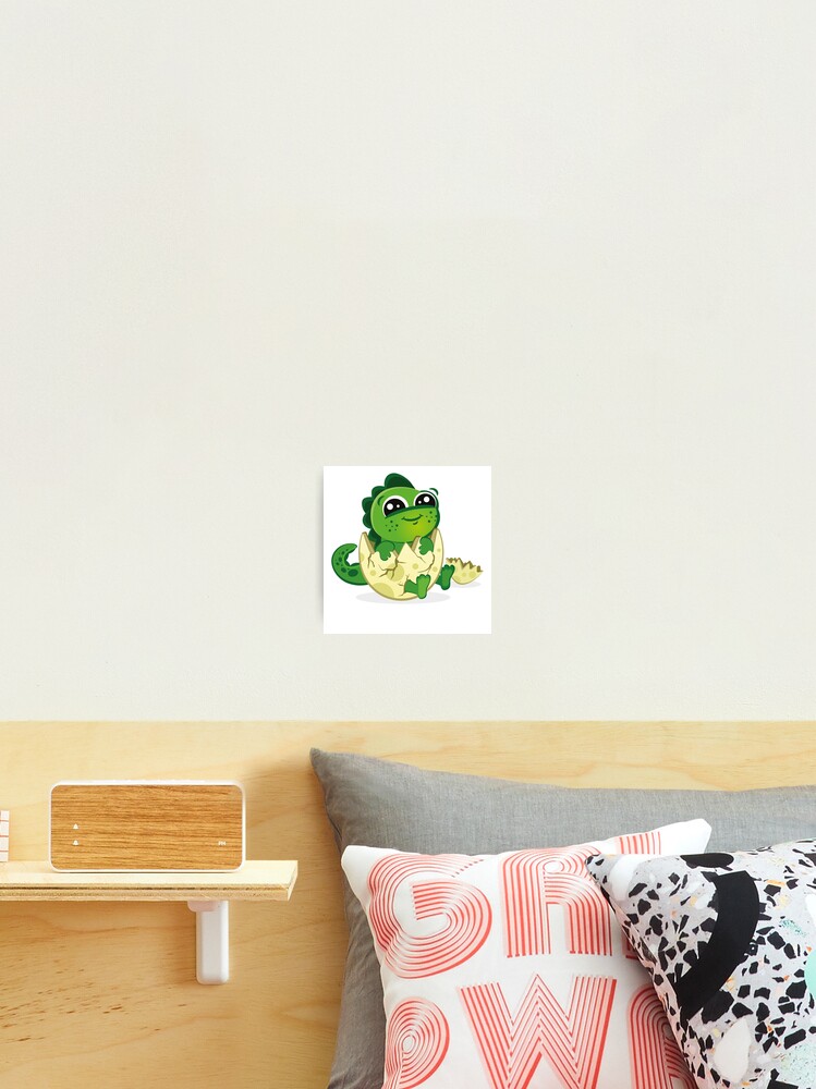 Impression Photo Bebe Dino En Coquille D Oeuf Par Hvll1116 Redbubble
