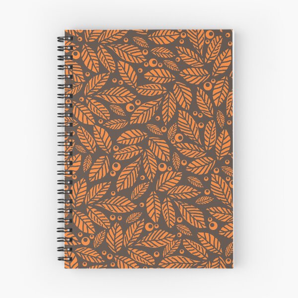 Item preview, Seamless pattern with orange leaves designed and sold by portokalis.