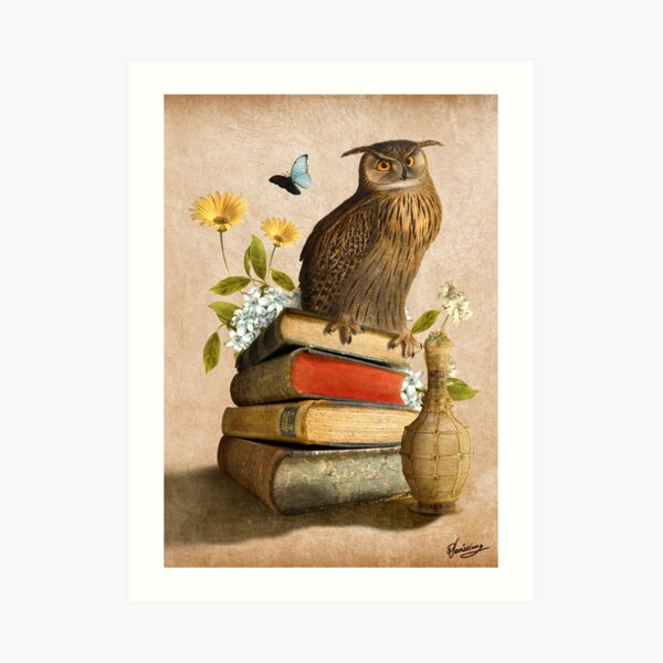 Wise Owl Art Print