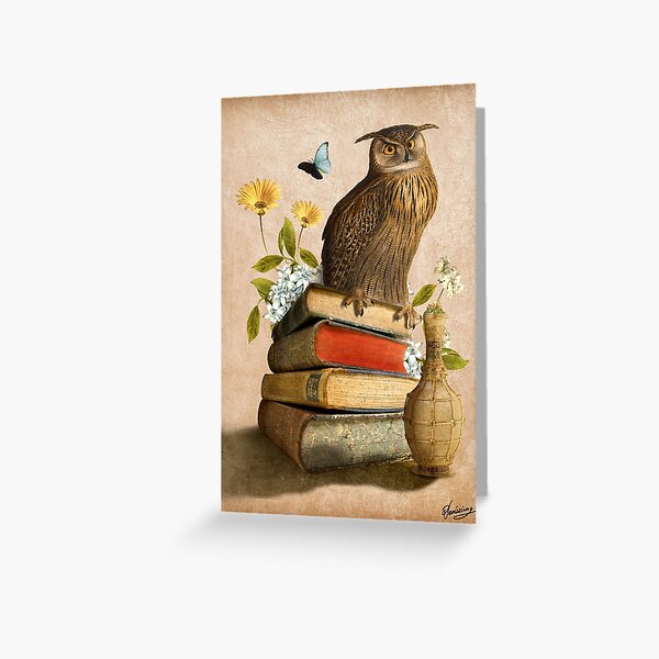 Wise Owl Greeting Card