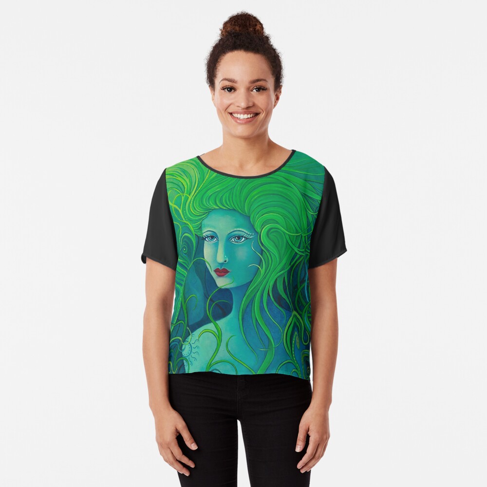Forest Goddess Chiffon Top