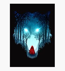 Lámina fotográfica Big Bad Wolf (versión oscura)