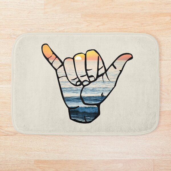 Shaka Waves Bath Mat