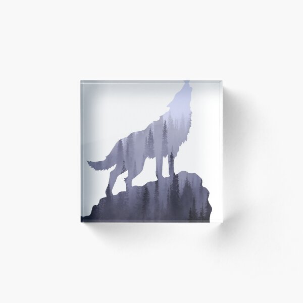 Mistwolf Acrylic Block