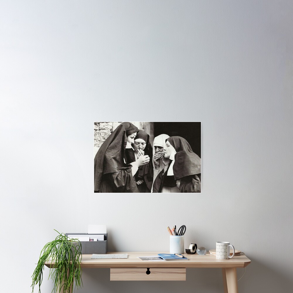 Nuns Smoking Poster
