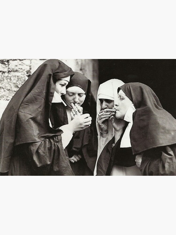 Nuns Smoking by historicalstuff