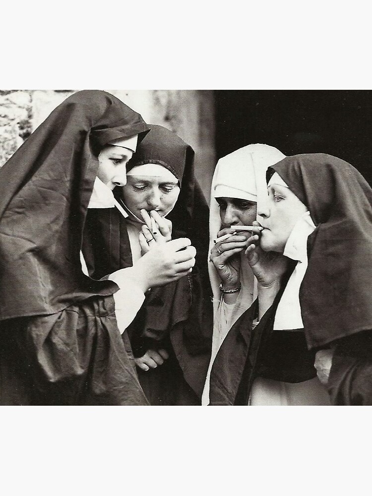 Nuns Smoking by historicalstuff