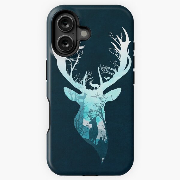 Item preview, Deer Blue Winter designed and sold by DVerissimo.