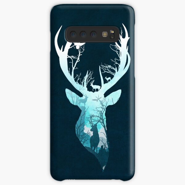 Deer Blue Winter Samsung Galaxy Snap Case