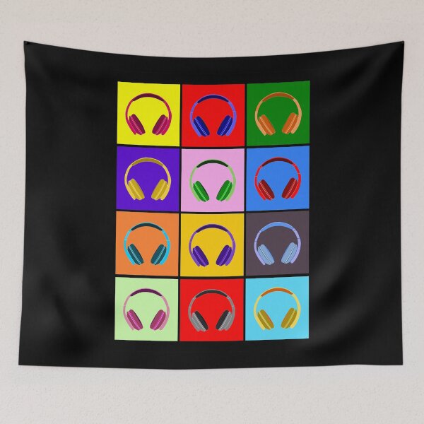 Item preview, Pop Art Headphones designed and sold by Kreativista.