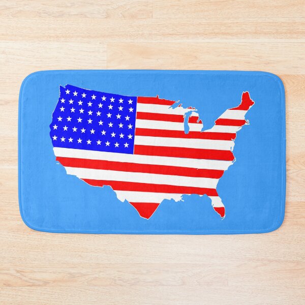 Item preview, USA Map Flag, Stars and Stripes Map designed and sold by Kreativista.