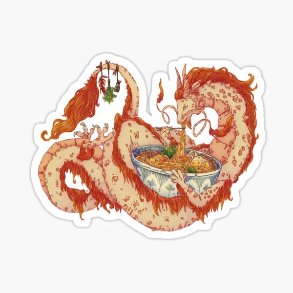 NOODLE DRAGON Sticker
