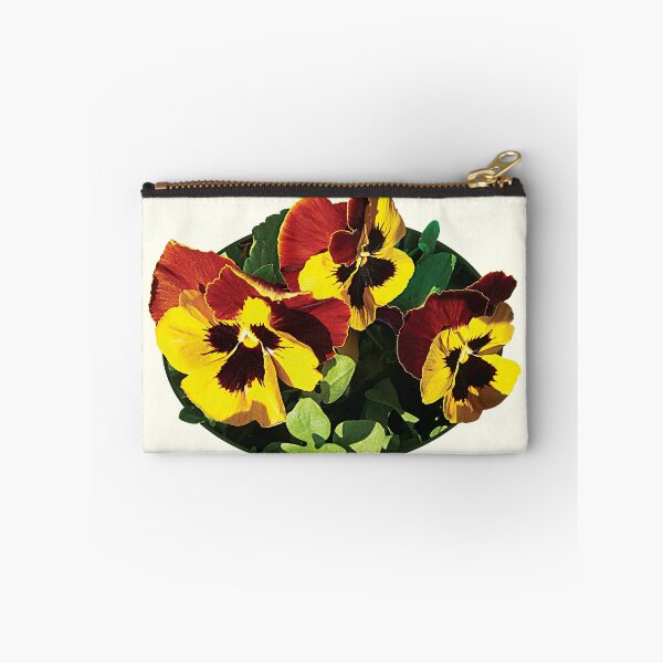 Item preview, Yellow Bronze Pansies designed and sold by Susan Savad.
