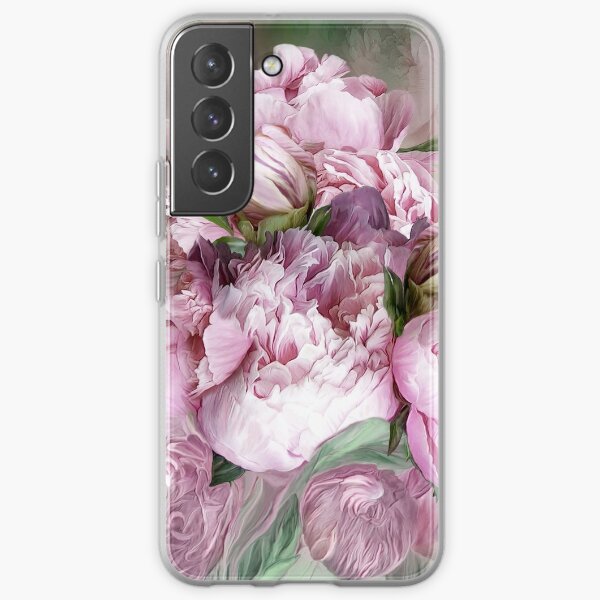 Pink Peony Bouquet Samsung Galaxy Soft Case