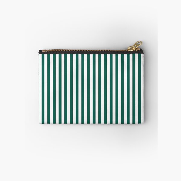 Item preview, Celebration Town Green and Front Porch White Small Vertical Stripes designed and sold by CelebrationTown.