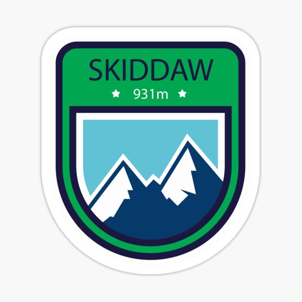 Skiddaw Badge Sticker