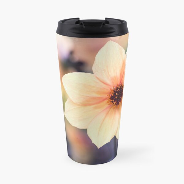 Yellow Summer Flower Travel Mug