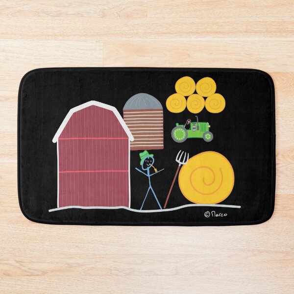 Item preview, farm stick figure agriculture farm job designed and sold by KlareLinie.
