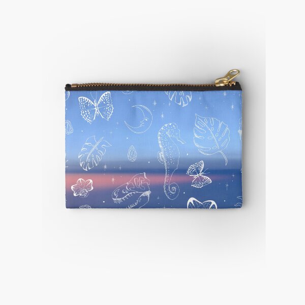 Item preview, ✰ Butterflys and Bones - A collection of tropical leaves, stars, moons, sun, jewels, flowers and seahorses. MORNING SKY PATTERN designed and sold by CreativeIsland.