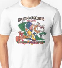 Spuds Mackenzie (80's Throwback) Slim Fit T-Shirt
