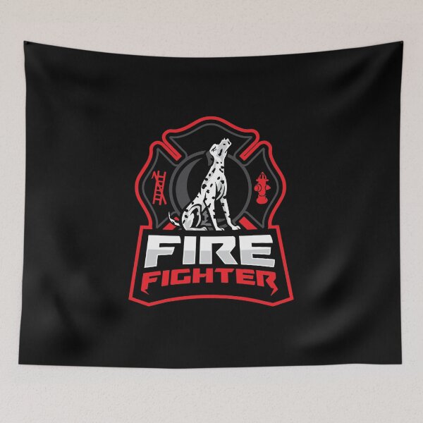 Item preview, Fire department firefighter dalmatian dog designed and sold by titanosdesign.