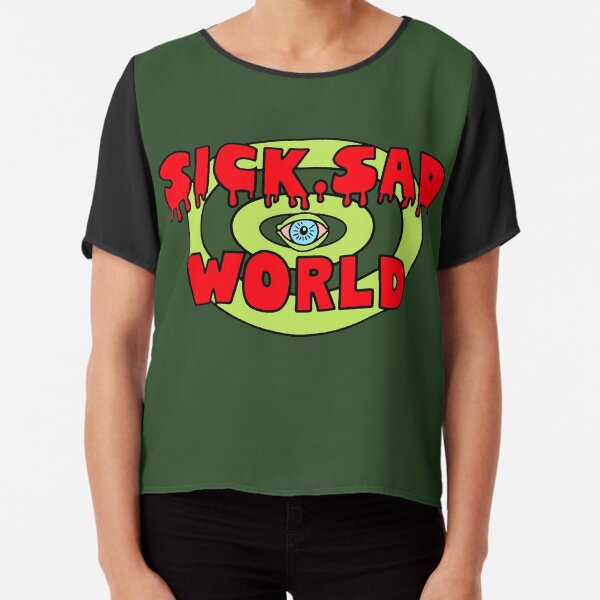 Sick, Sad World Chiffon Top
