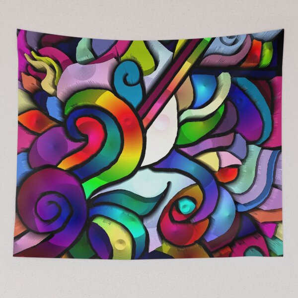 Item preview, 3D Rainbow Swirls  designed and sold by MidnightRain.
