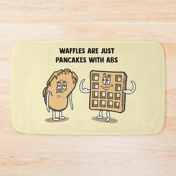 Item preview, Waffles are just pancakes with abs designed and sold by Etchedclothing.