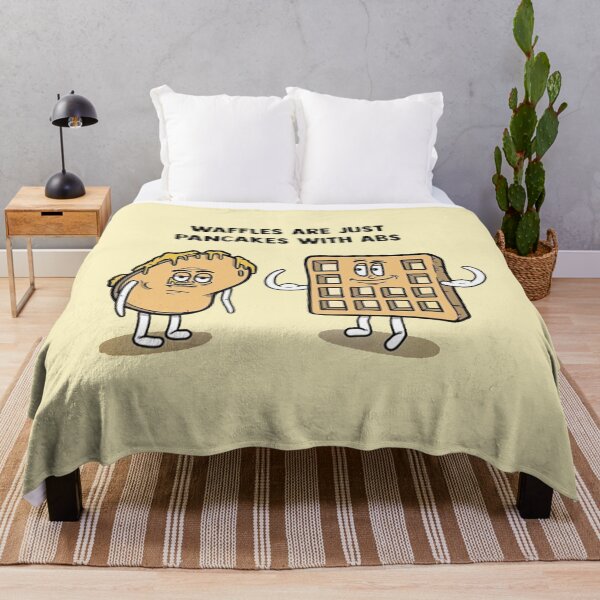 Item preview, Waffles are just pancakes with abs designed and sold by Etchedclothing.