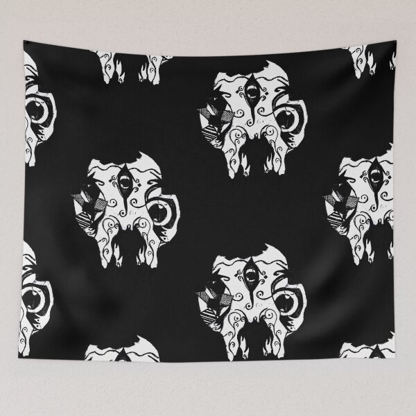 Item preview, Mystic Three Eyed Cat Skull  designed and sold by PoesUnderstudy.