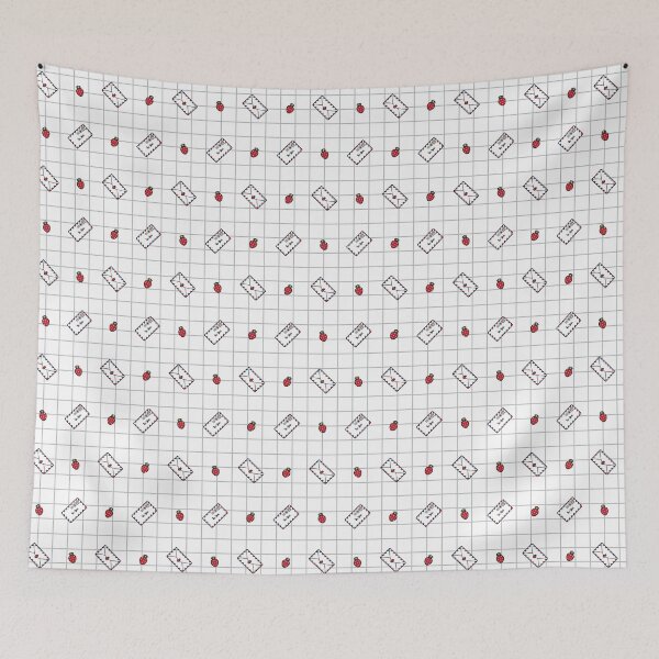 Item preview, Love Mail ~ Kawaii Envelope in Gray Graph Paper designed and sold by CandyHorrorShop.