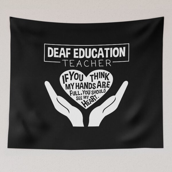 Item preview, Deaf Education Special Ed Teacher Gift Idea  designed and sold by The Junto Shop.