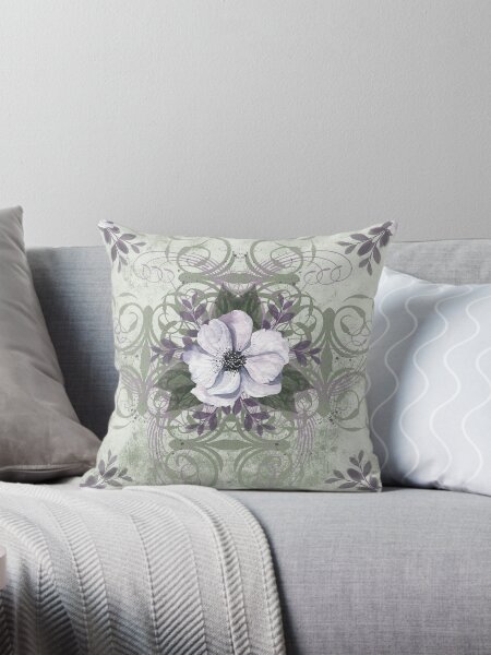Artikel-Vorschau von Salbei und Lavendel Vintage Style Blumenmuster, designt und verkauft von coreexpressions.