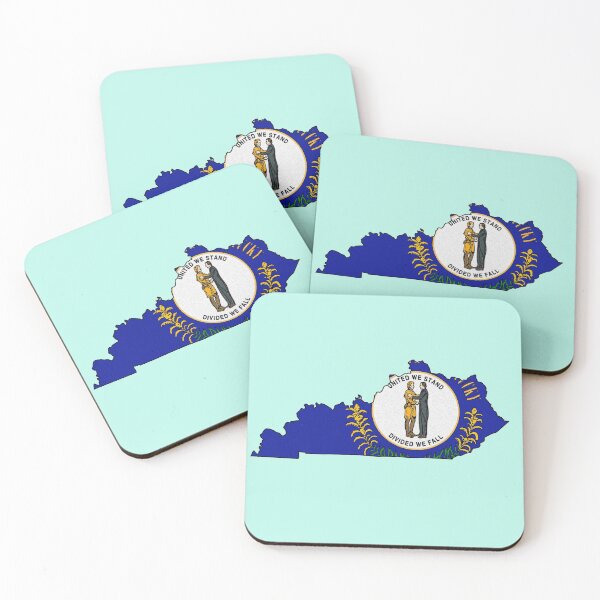 Item preview, Kentucky Map with Kentucky State Flag designed and sold by Havocgirl.