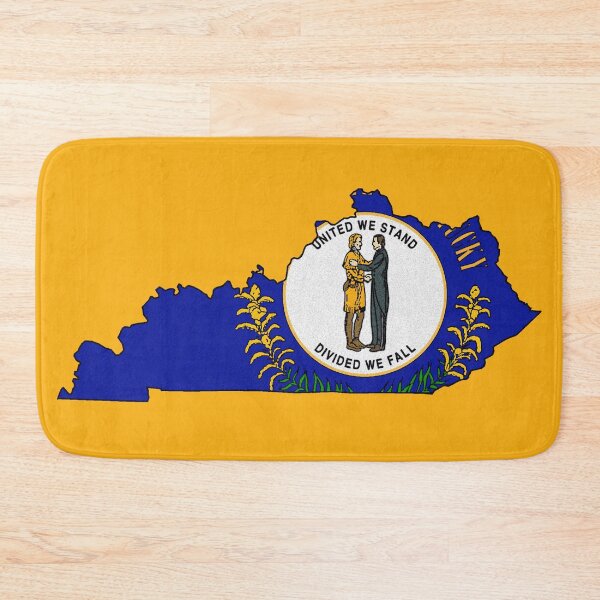 Item preview, Kentucky Map with Kentucky State Flag designed and sold by Havocgirl.
