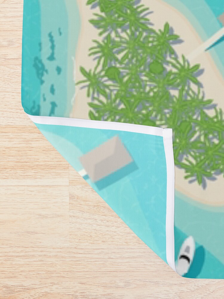 Alternate view of Flight Over Paradise Shower Curtain