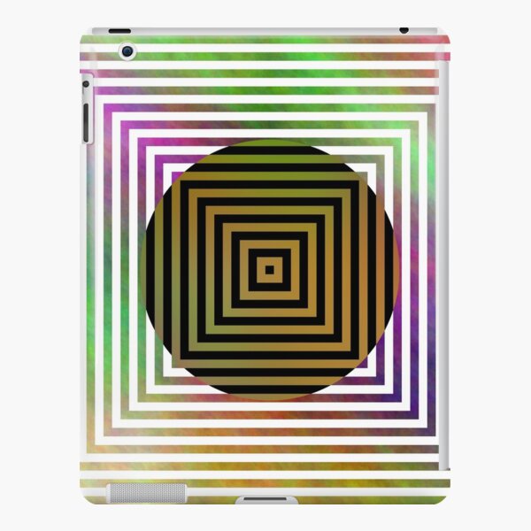 #Illusion, #pattern, #vortex, #hypnosis, abstract, design, twist, art, illustration, psychedelic iPad Snap Case