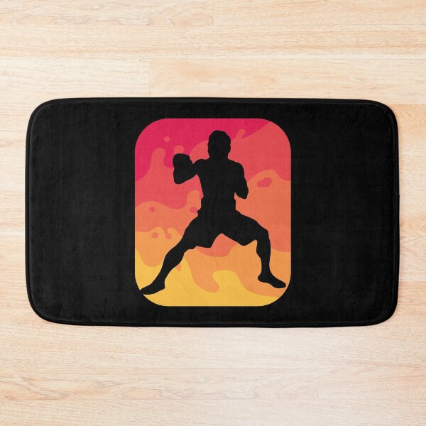 Item preview, Boxer silhouette, gift boxing martial arts designed and sold by tonstan.