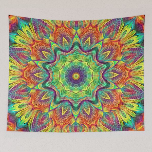 Item preview, Flower Of Life Mandala (Explosion of Colors) designed and sold by Mandala Of Life.