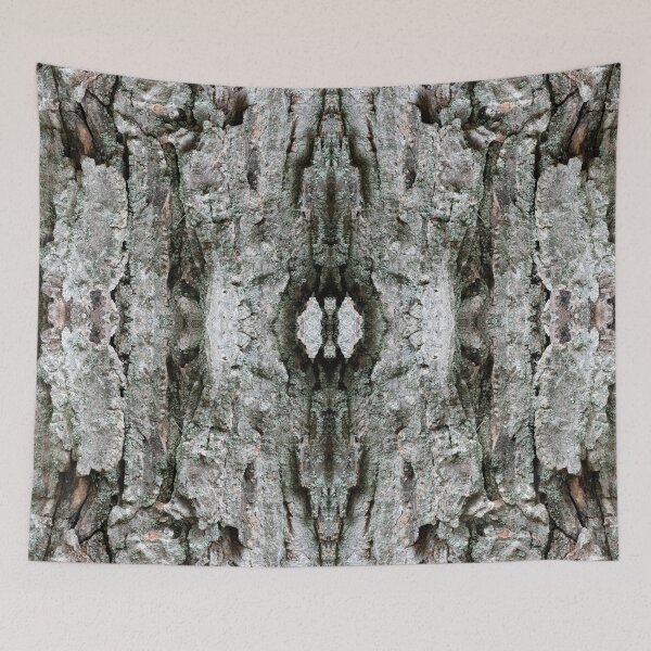 Item preview, Abstract Maple Tree Bark - Natural Patterns - Maple & Lichen - Old Mossy Maple Tree Bark designed and sold by TurningMoss.
