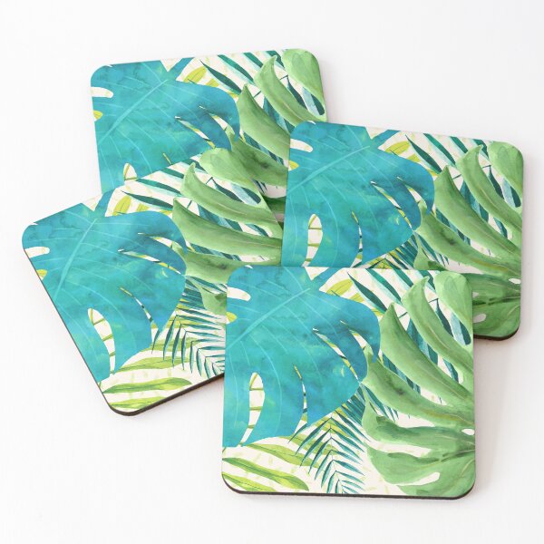 Item preview, Rainforest MonsteraTropical Leaves designed and sold by Glimmersmith.