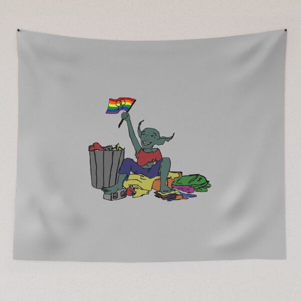 Item preview, Rainbow Lesbian Pride Goblin designed and sold by ThumperDaeTime.