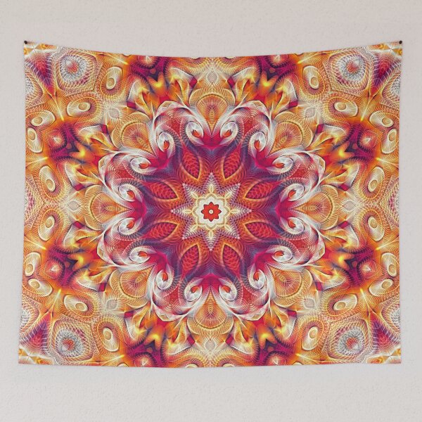 Item preview, Flower Of Life Mandala (Fiery Passion) designed and sold by Mandala Of Life.