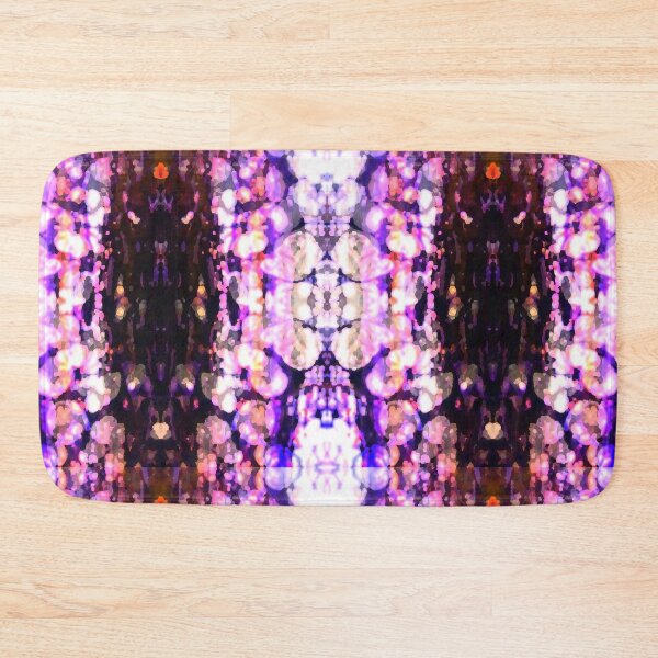 Item preview, Symmetric Abstract White Orange Black and Purple with Cell Design - Brain Scan designed and sold by AbstruseArtisan.