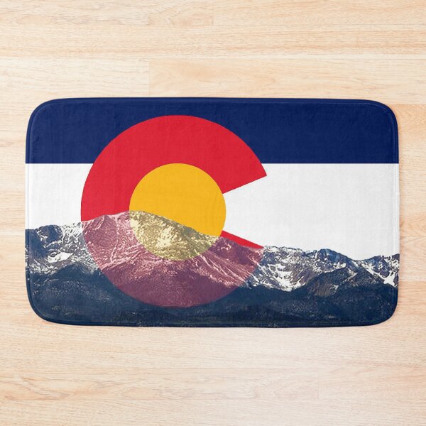 Item preview, Pikes Peak Colorado Flag designed and sold by Emily Lankford.