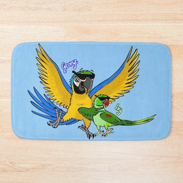 Item preview, George and Ivy Parrots designed and sold by Skye Elizabeth Carroll.
